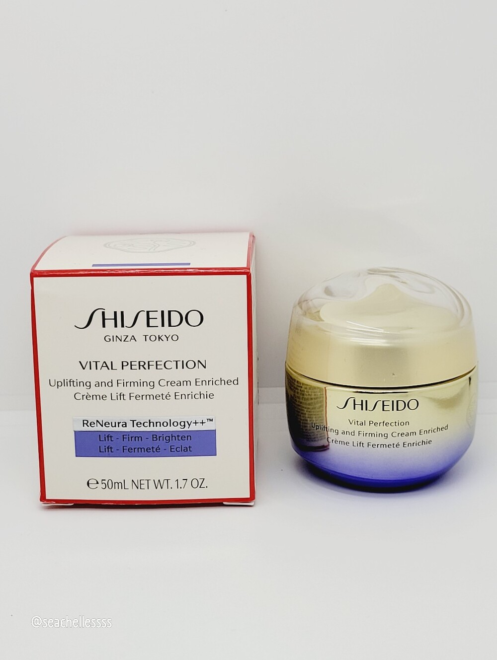 Shiseido Vital Perfection Uplifting and Firming Cream Enriched Full Size BNIB